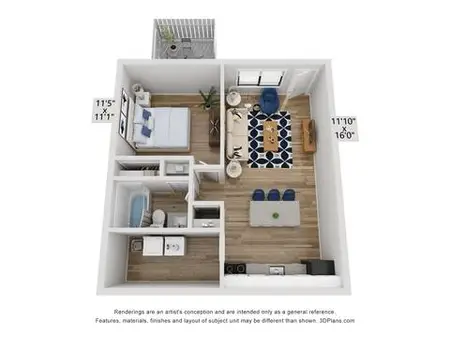 The Grove at Millenia Apartments FloorPlan 2