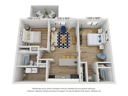 The Grove at Millenia Apartments FloorPlan 4