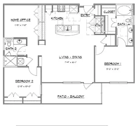 The Grove at Spring Branch Apartments FloorPlan 4