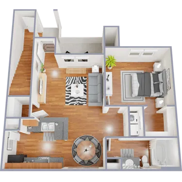 The Hamlins at Cedar Creek Lake Kemp Floorplan 1