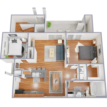 The Hamlins at Cedar Creek Lake Kemp Floorplan 2