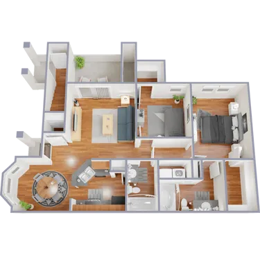 The Hamlins at Cedar Creek Lake Kemp Floorplan 3