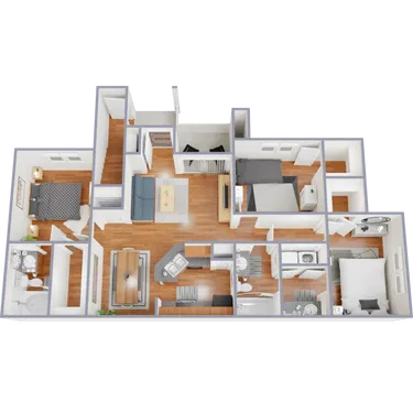 The Hamlins at Cedar Creek Lake Kemp Floorplan 5