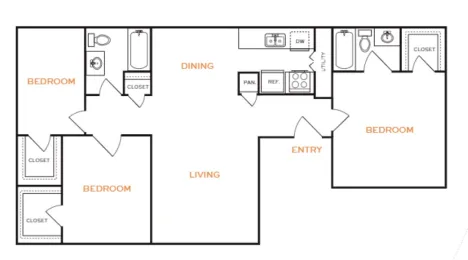 The Hangar Cedar Hill Floorplan 5