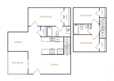 The Hangar Cedar Hill Floorplan 6