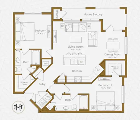 The Heights at MacArthur Irving FloorPlan 4