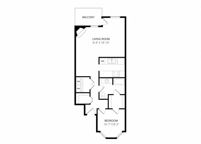 The Highlands Luxury Apartments floor plan 3