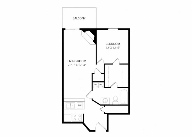 The Highlands Luxury Apartments floor plan 5