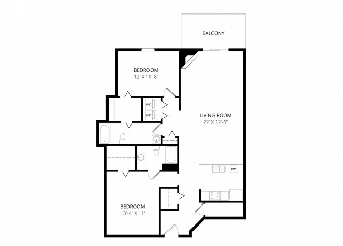 The Highlands Luxury Apartments floor plan 9