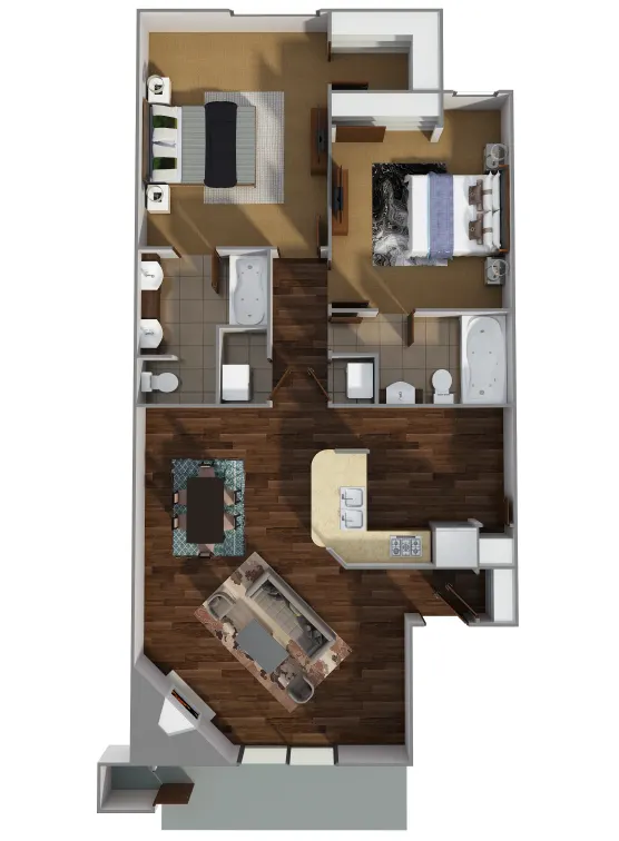 The Hills of Palos Verdes Floorplan 5