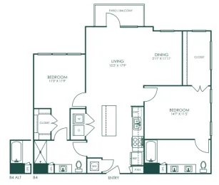 The Jade at Frisco Floorplan 7