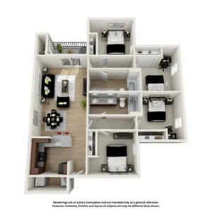 The Junction floor plan 1