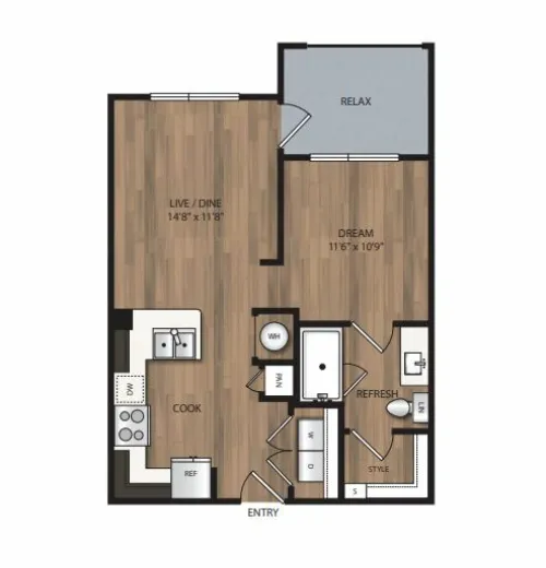 The Lively at Firewheel Floorplan 1