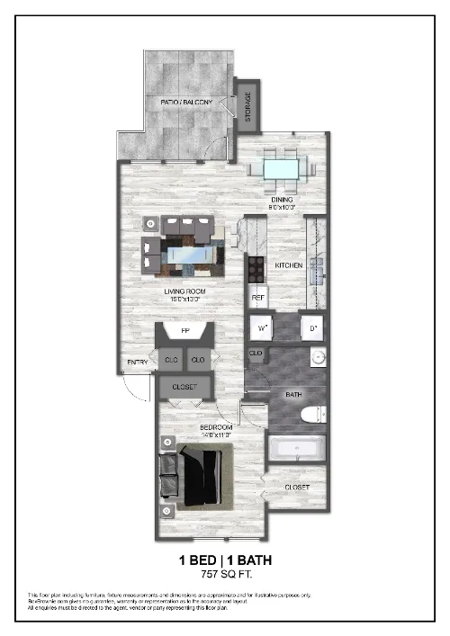 The Lochley Carrollton Floorplan 1