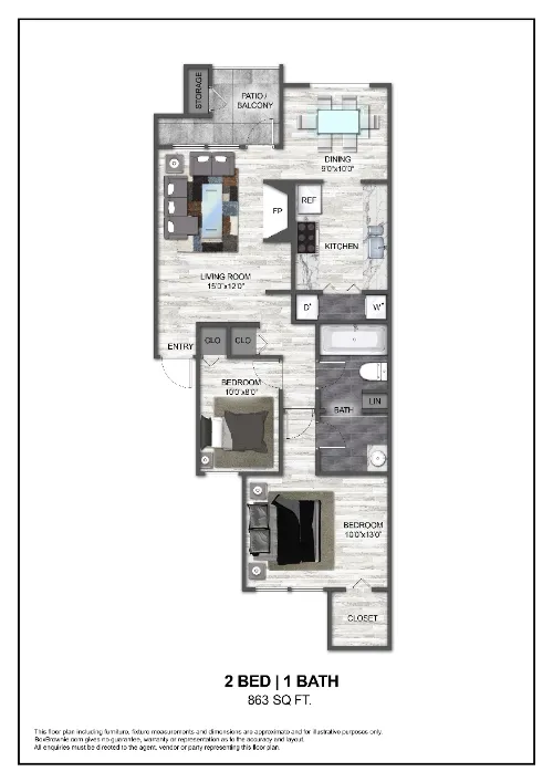 The Lochley Carrollton Floorplan 2