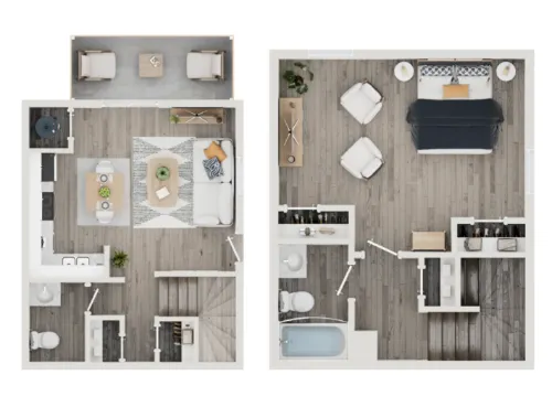 The Lynx Townhomes and floor plan 2