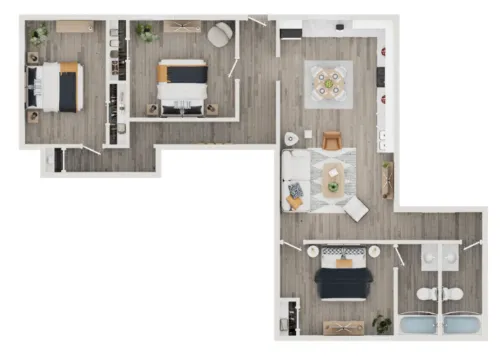 The Lynx Townhomes floor plan 1