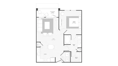 The Mansions at Mercer Crossing Farmers Floorplan 1