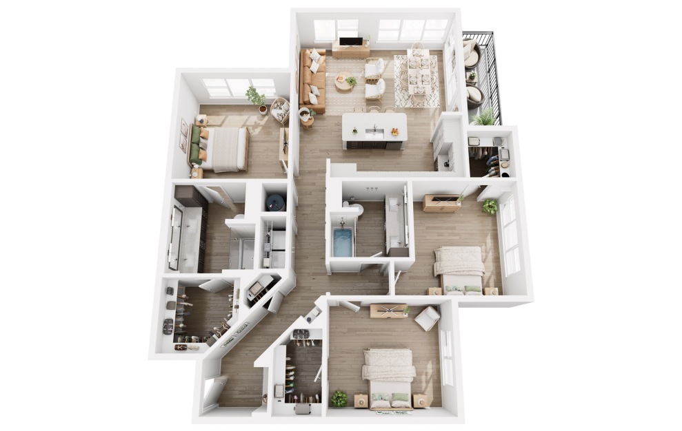 The Merle on Howard floor plan 8