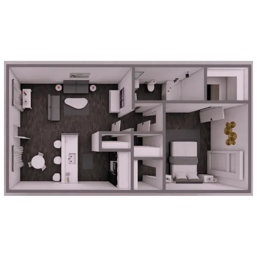 The Milo Apartments Dallas Apartment Floor Plan 5