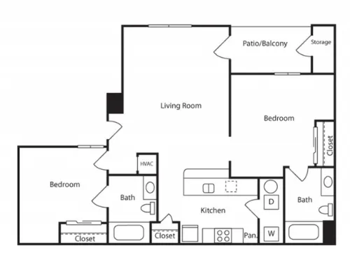 The Mirage floor plan 1