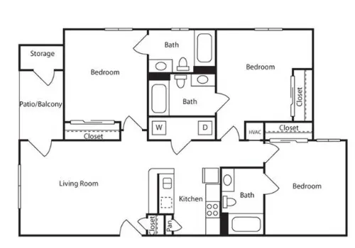 The Mirage floor plan 1