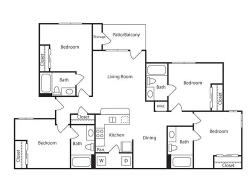 The Mirage floor plan 1