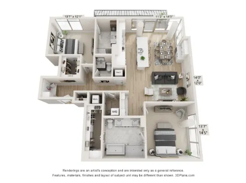 The Monarch HALL Park floor plan 10