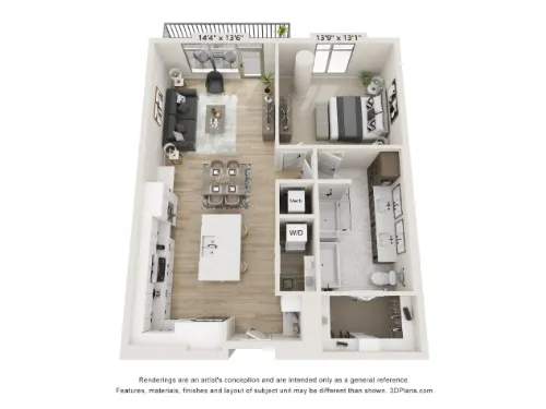 The Monarch HALL Park floor plan 13