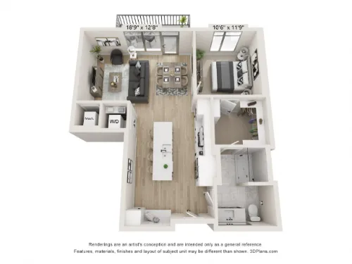 The Monarch HALL Park floor plan 4