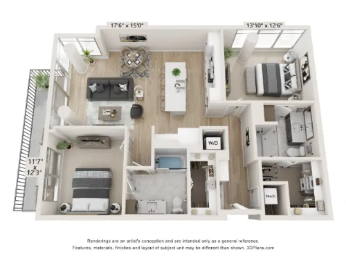 The Monarch HALL Park floor plan 5