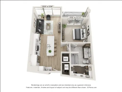 The Monarch HALL Park floor plan 5