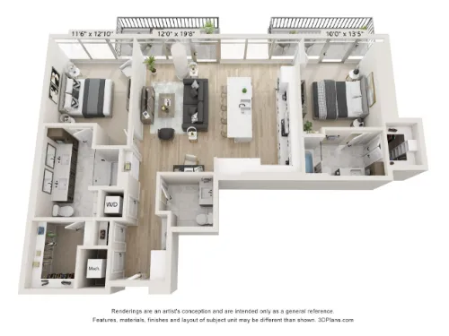 The Monarch HALL Park floor plan 6