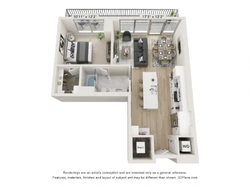 The Monarch HALL Park floor plan 6