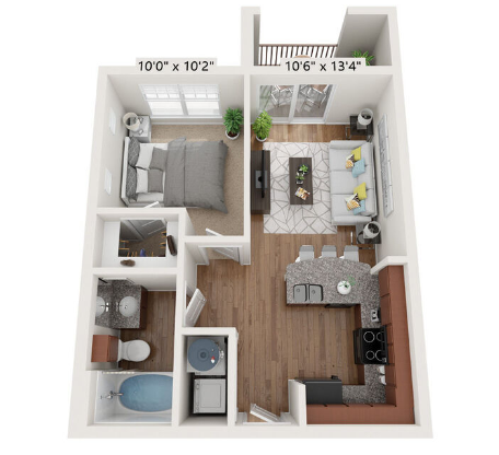 The Oaks at Techridge floor plan 2