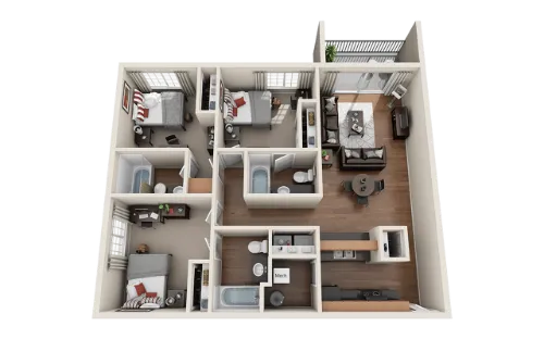 The Outpost floor plan 1