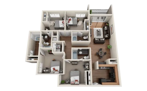 The Outpost floor plan 1