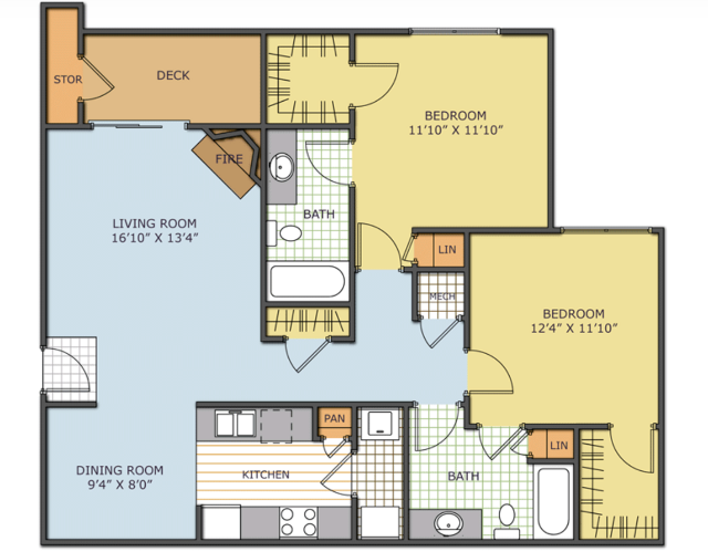 The Palmer floor plan 2