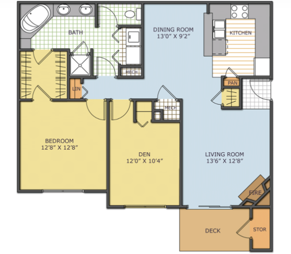 The Palmer floor plan 3