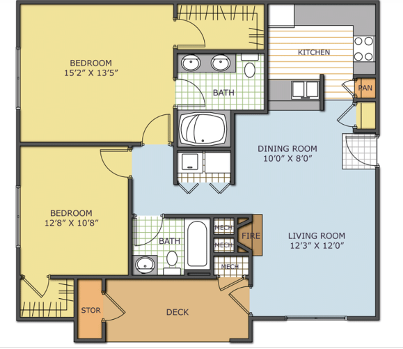 The Palmer floor plan 4