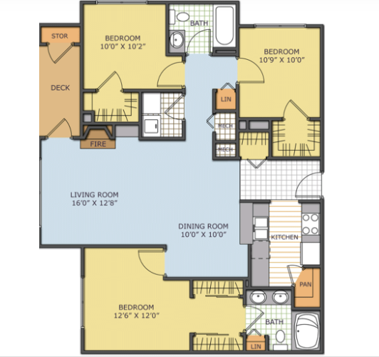 The Palmer floor plan 2