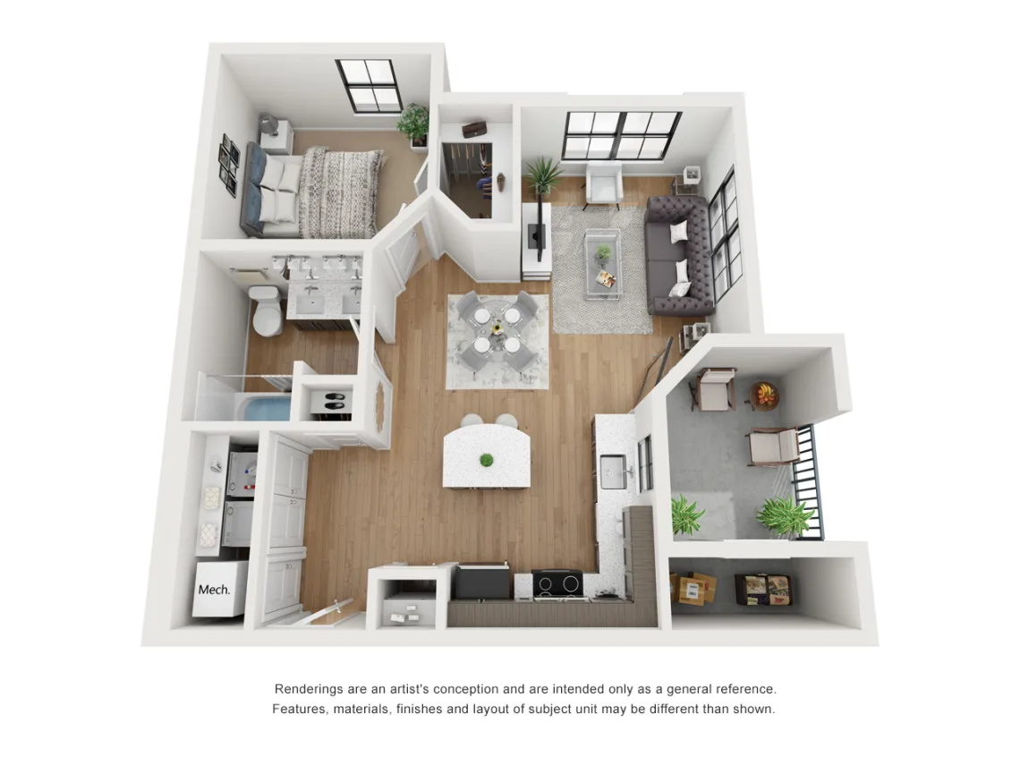 The Parker Austin floor plan 2