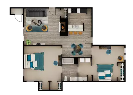 The Place at Briarcrest Floorplan 1