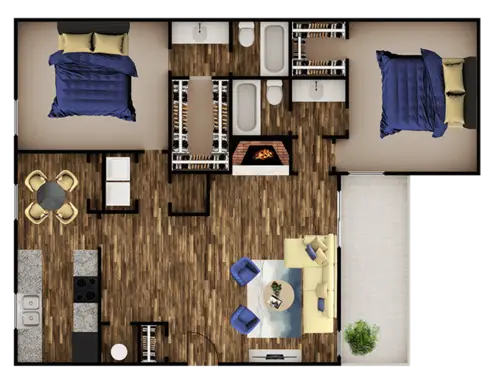 The Place at Saddle Creek FloorPlan 4