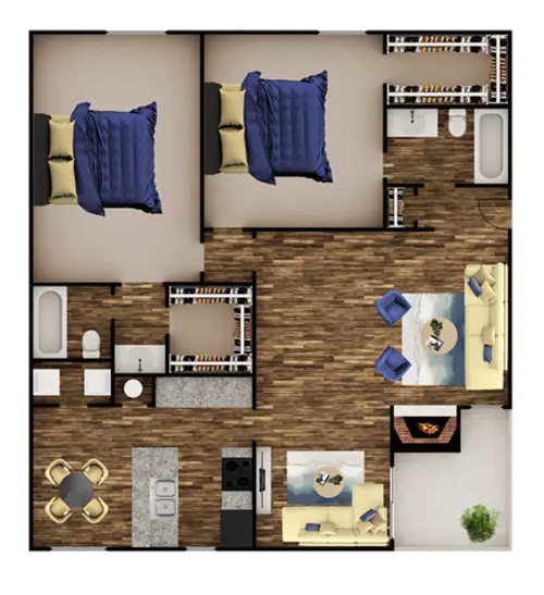 The Place at Saddle Creek FloorPlan 5