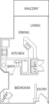 The Plaza at Frisco Square Frisco Floorplan 1