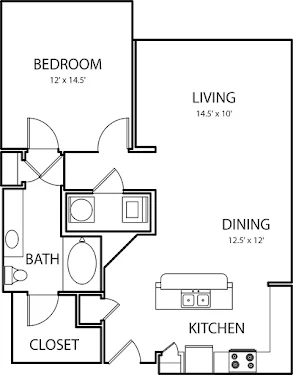 The Plaza at Frisco Square Frisco Floorplan 4