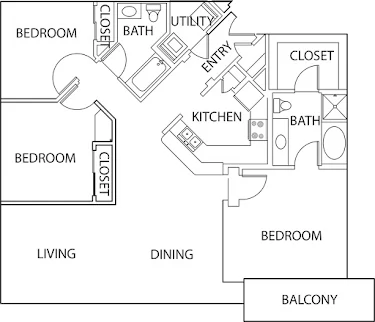 The Plaza at Frisco Square Frisco Floorplan 7