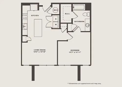 The ReVe Garland Floorplan 3