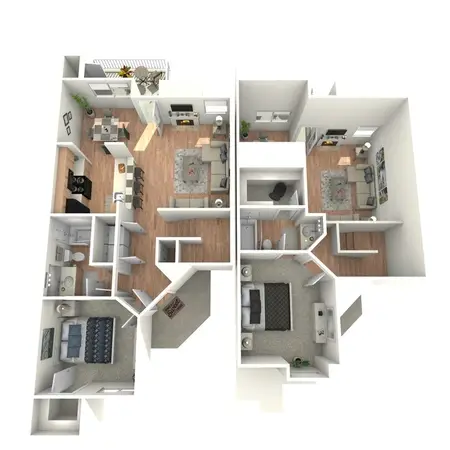 The Villas of Josey Ranch Carrollton FloorPlan 3